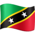 🇰🇳 flag: St. Kitts & Nevis display on Facebook